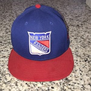 New York Rangers adjustable flat bill hat
